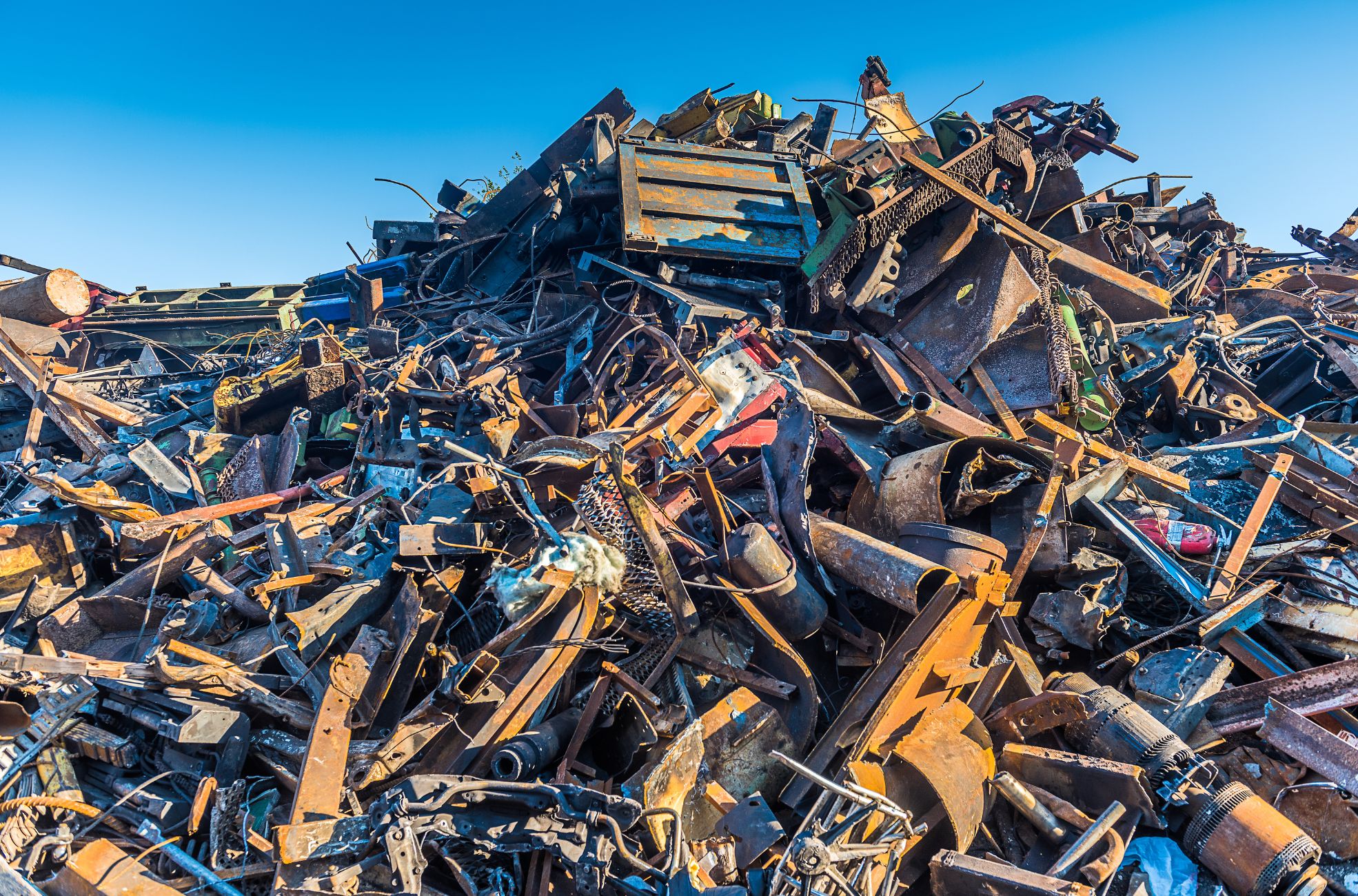 Demolition and scrap handling — material collection